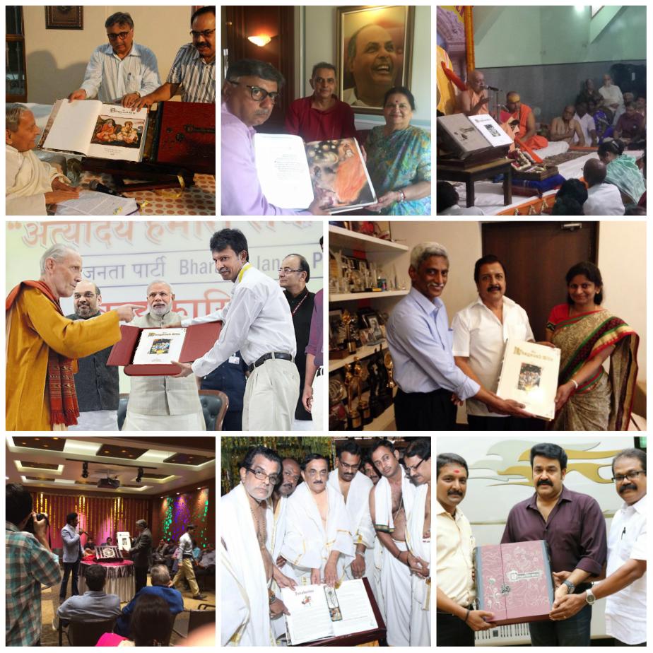 Bhagavad Gita Book Gifted to Famous Personalities